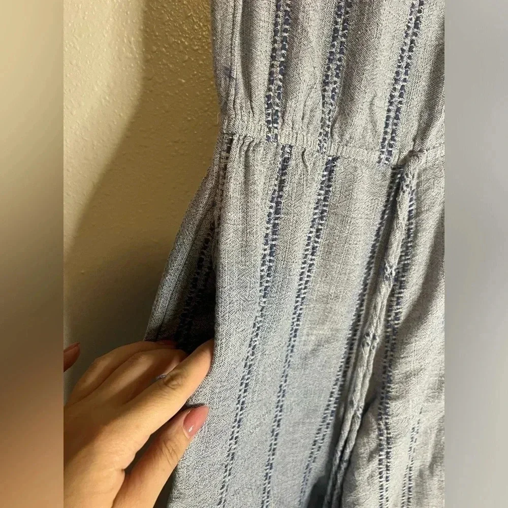 Blue strapped wide leg jumpsuit♥️ - Picture 3 of 3